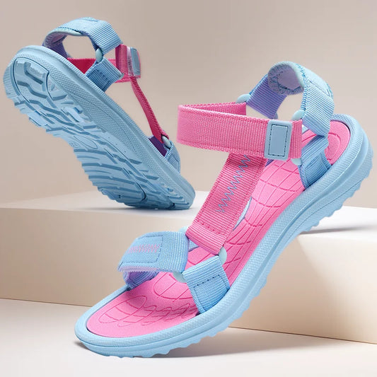 Summer Children's Sandals Girls Breathable Sport for Outdoor Beach Shoes