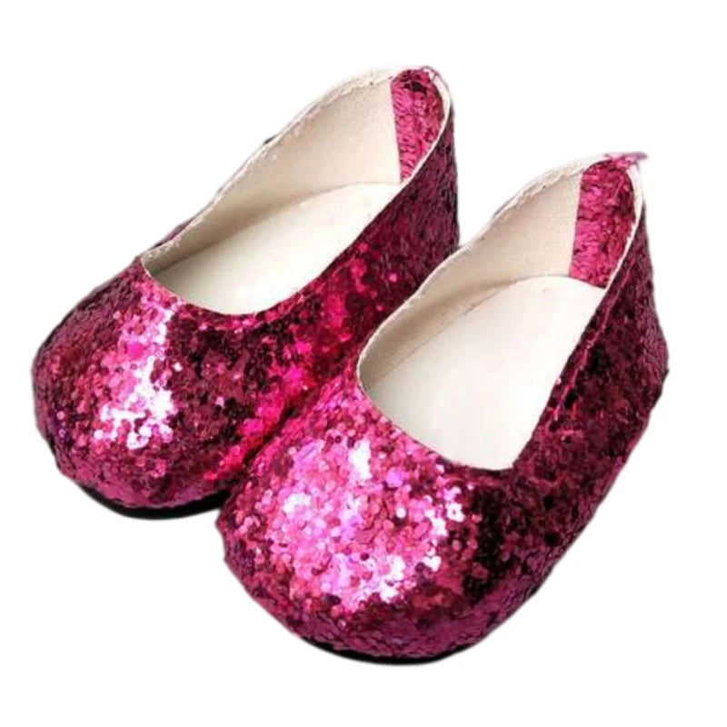 Baby Doll Shoes for 43cm Doll Shoes for 18 Inch Girl Doll Princess Shoes Toy  Accessories