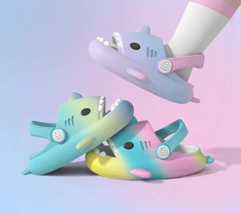 Noah Children Summer Shark Sandals Waterproof Slippers