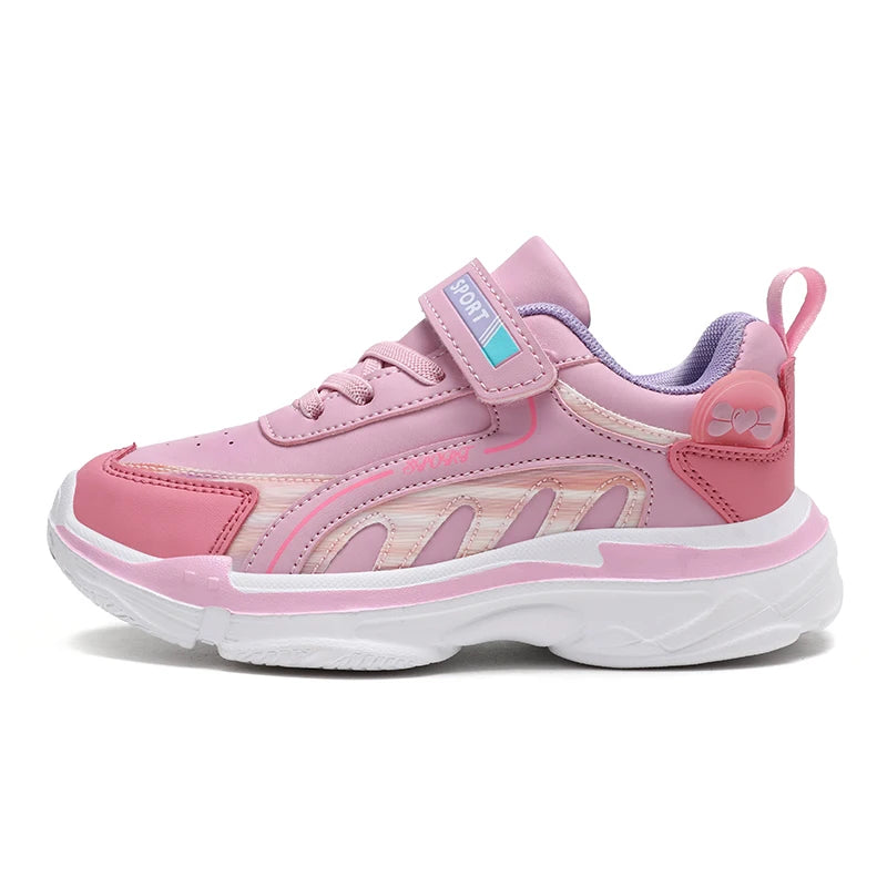 Fashion Children's Shoes Sneakers Girls Comfortable Sneakers Outdoor Non-Slip Running Shoes Tennis Shoes Light Casual Shoes