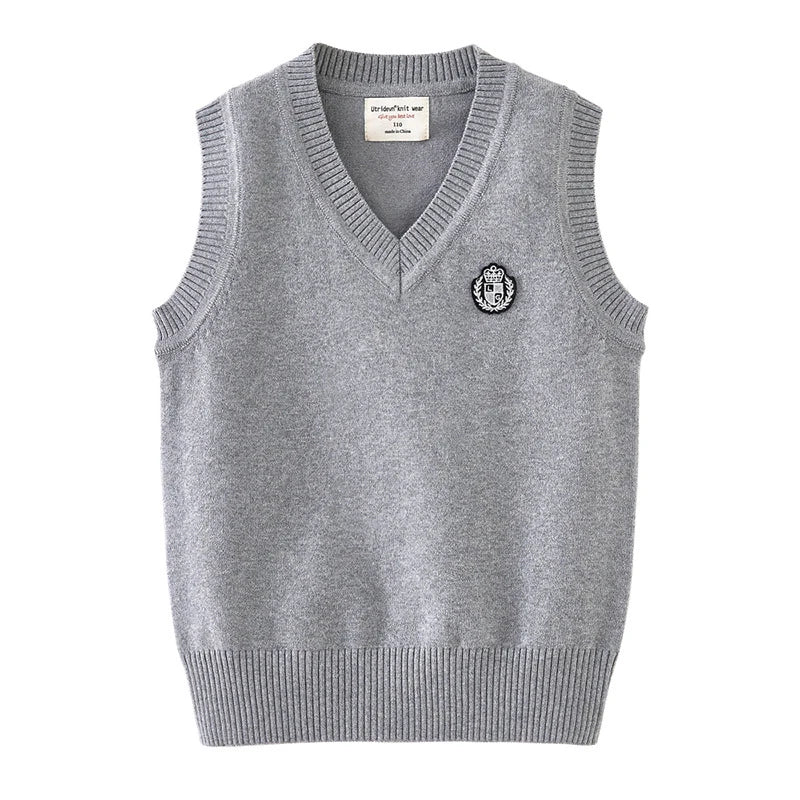 Stiven Uniform Autumn Children's Vest Sweater