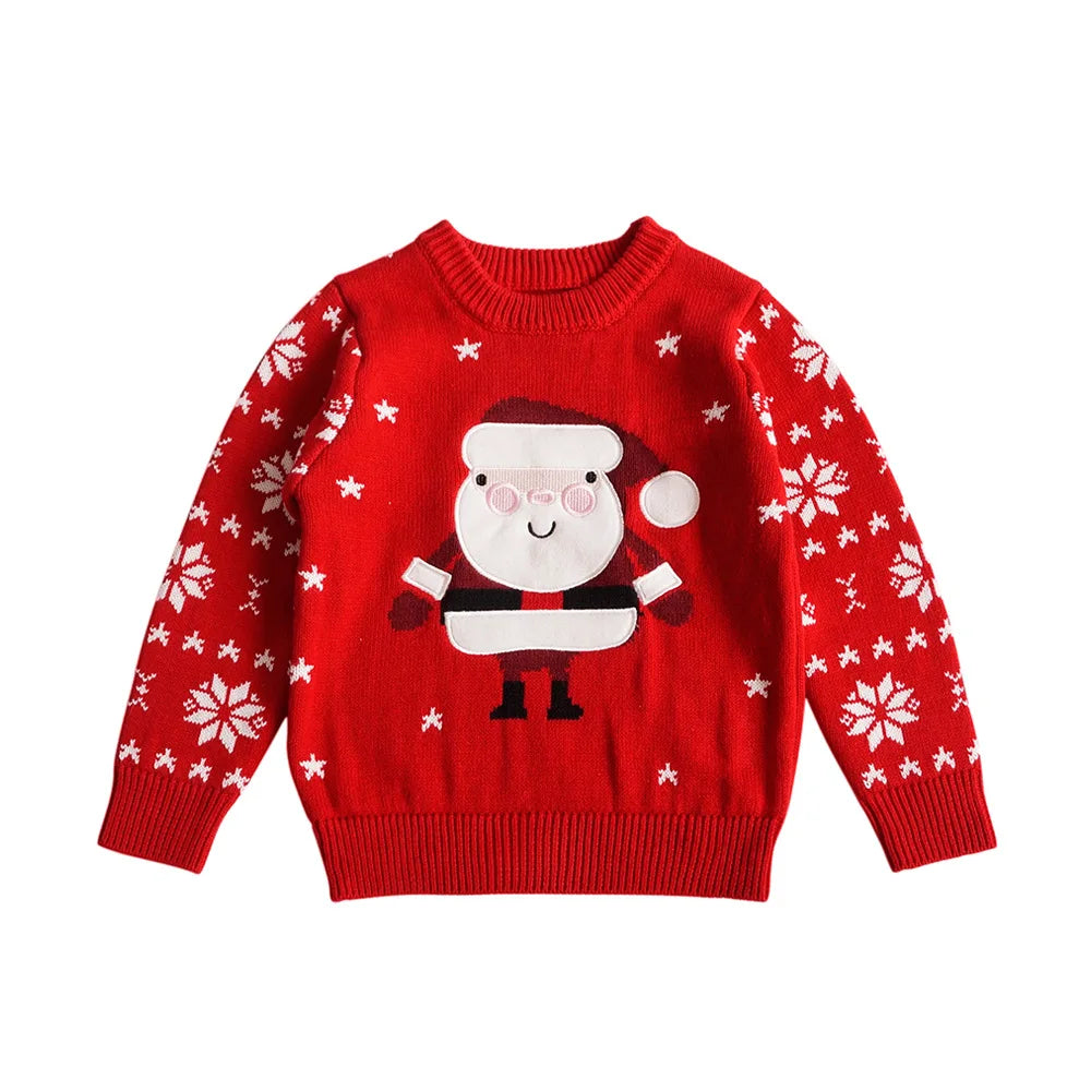 Sandro Christmas Santa Claus Pullover Sweater - GuGuTon baby store - Baby Fashion - Toddlers Outfits - Babies Outfits - Toddler Clothes - Kids Clothing - Newborn Clothes - Newborn Wear - Kids Wear - Trending Clothes - Trending Outfits - Fall Fashion - Winter Fashion - Girls Clothes - Boys Clothes - Babies Wear - Kids Accessories - KidsWear - Summer Clothes - Summer Fashion - Summer Trend - Falls Sweaters - Tops - Bottom - Jeans - Blouse - Dresses - Newborn Dresses - Toys