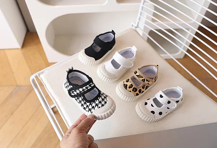 2025 New Spring Baby Girl Shoes Kids Autumn Canvas Shoes
