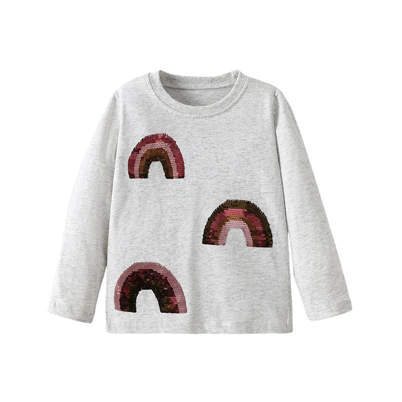 Alice Unicorn Long Sleeve Girls Tops
