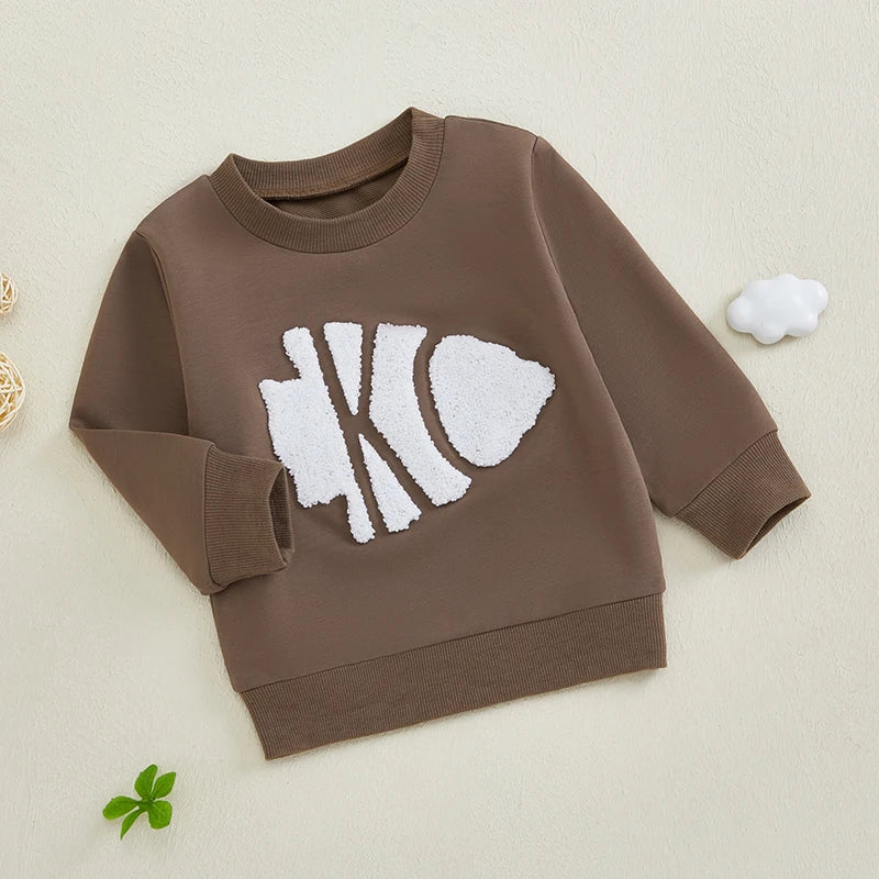 Ariel Applique Detailing Crew Neck Sweater