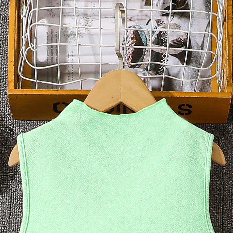 Kaia Beige Sleeveless A-Line Dress for Girls 8-12 Years