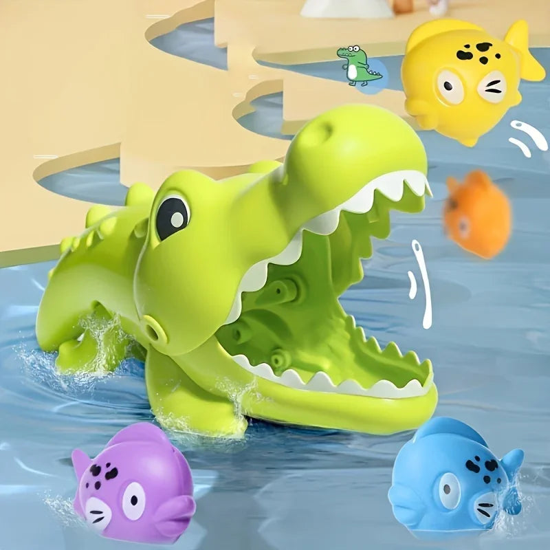 Big Crocodile Water Playset - Interactive and Educational Children's Bath Toys