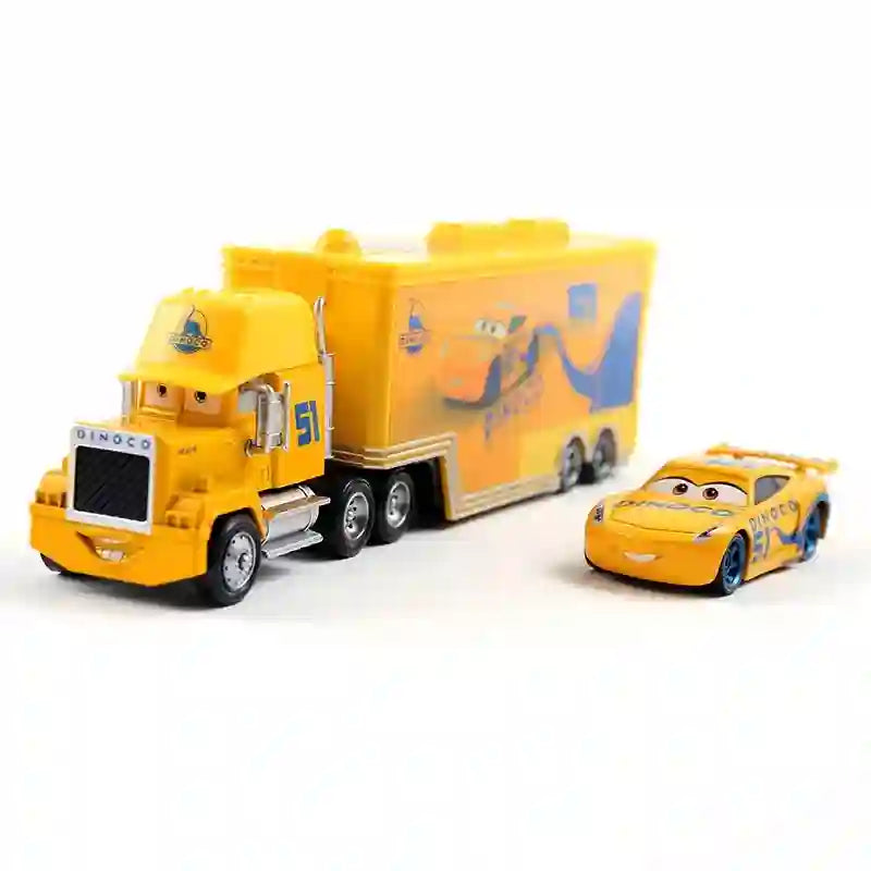 Cars 2 Mack Truck Pixar racing car Lightning McQueen Jackson Storm mini Car