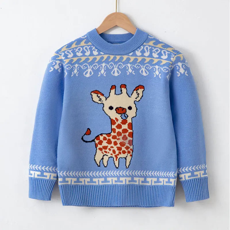 Estevan Christmas Warm Bottom Pullover Sweater