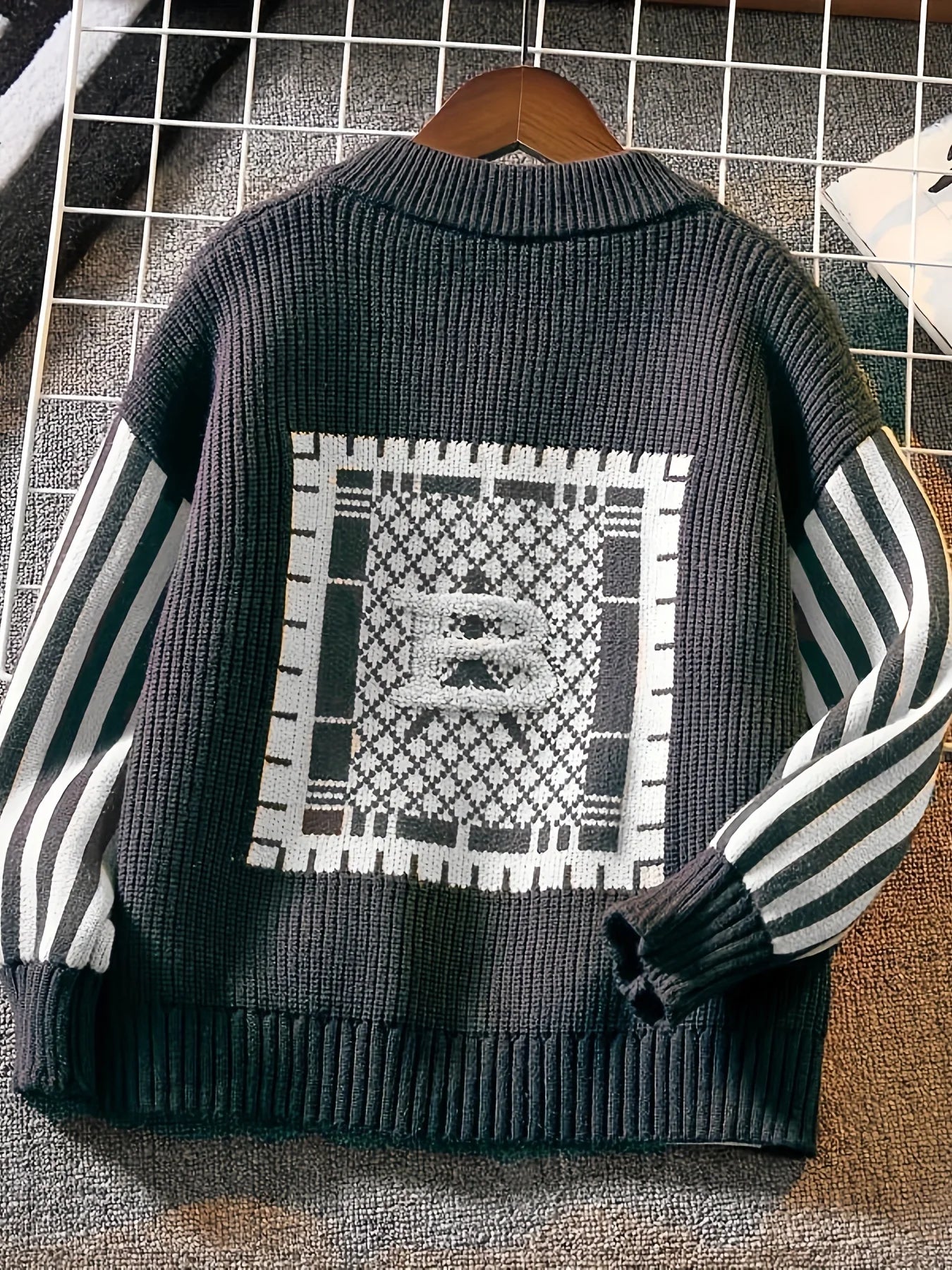 Charlie Children's Knitted Cardigan Sweater