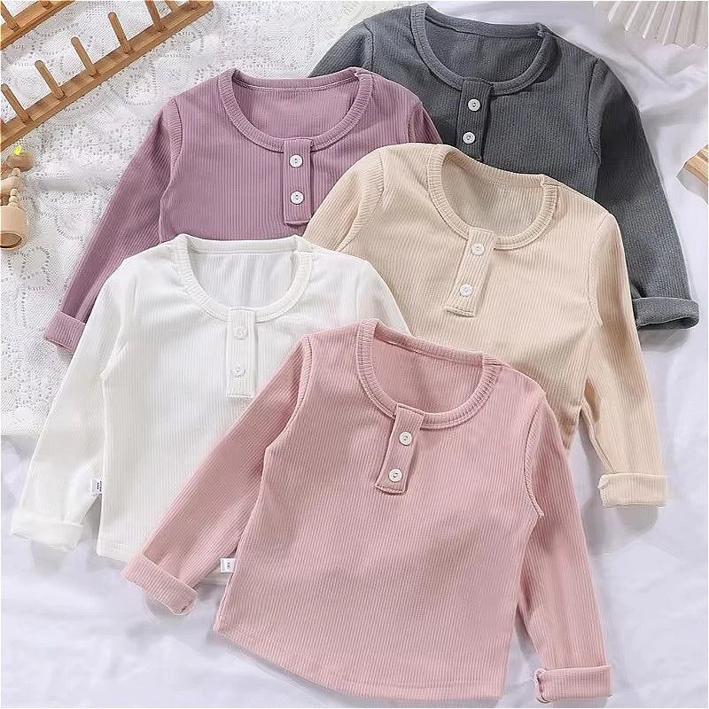 Diana Round Neck Base Long Sleeve Tops