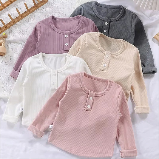 Diana Round Neck Base Long Sleeve Tops