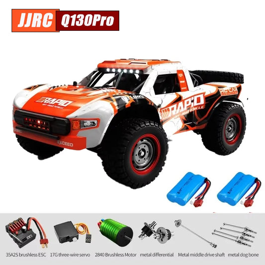 JJRC Q130 1:16 70KM/H 4WD RC Car with Light Brushless Motor Remote Control Cars