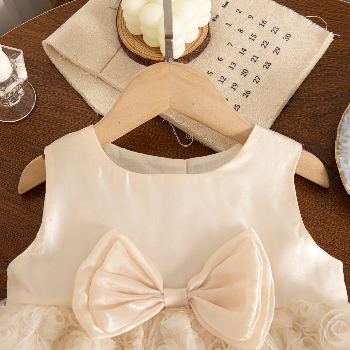 Baby Girls' Dress Summer Cute Flower Bowknot Baby Dress Sweet Princess Dress