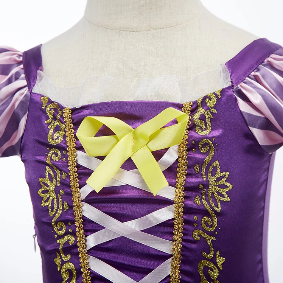 Girls Costume Children Cosplay Princess Dress Kids Halloween Birthday Pageant Party