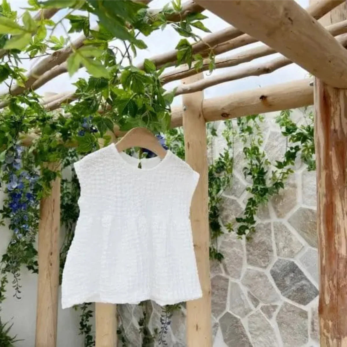 Martina Sleeveless Shirts Dress Solid Tops