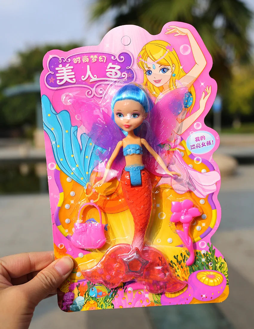 Mini New Children's Toys Girls Beautiful Mermaid Princess Doll Girls Birthday Gift Girls Play House Toys Cute Mermaid Dolls