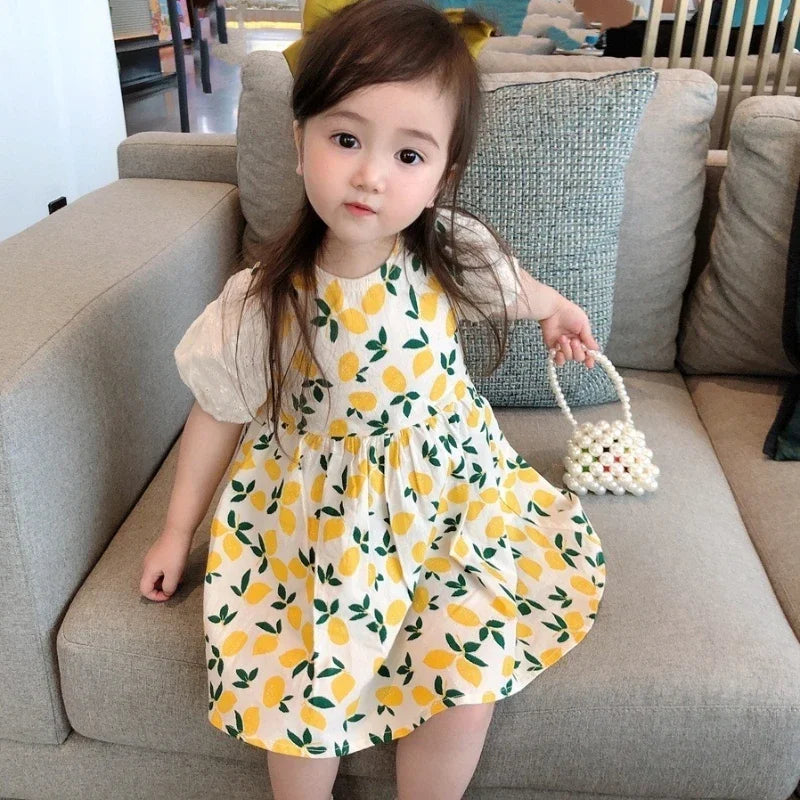 Girl floral dresses princess dress baby girls summer dress flower girl dresses baby girl dress Children dresses فساتين الأطفال