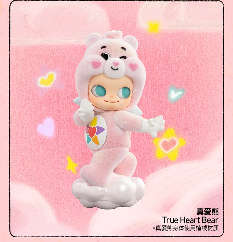 POPMART CareBears x Zsiga Series Blind Box Guess Bags Desktop Decoration Cute Anime Figure Models Gifts Blind Bag Toy Girl Gifts