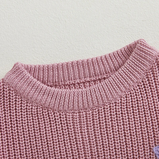 AMANDA Valentine s Day Love Heart Pattern Knitted Sweater