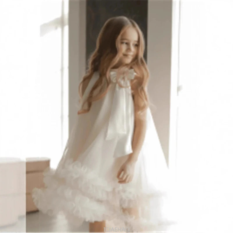 Teen Girl Clothes New Children Birthday Dress Fashion Banquet Party Gown Dresses
