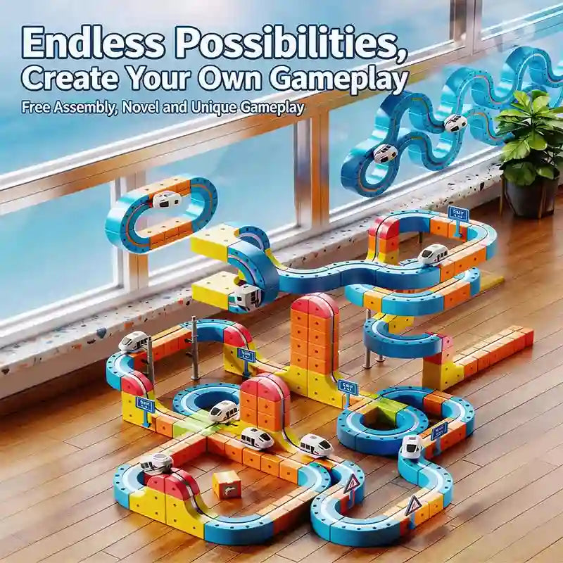 Magic Track Car Toys for Kids - Endless Creative Play