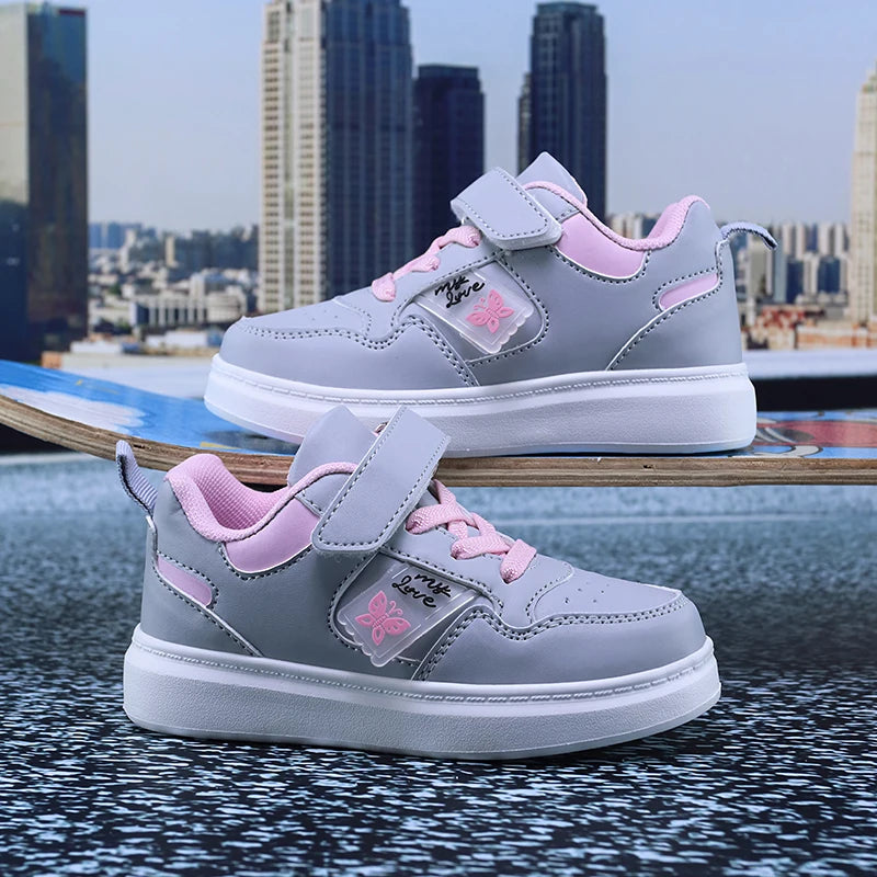 Children's Butterfly Casual Shoes Girls Fashionable Light Casual Sports Shoes