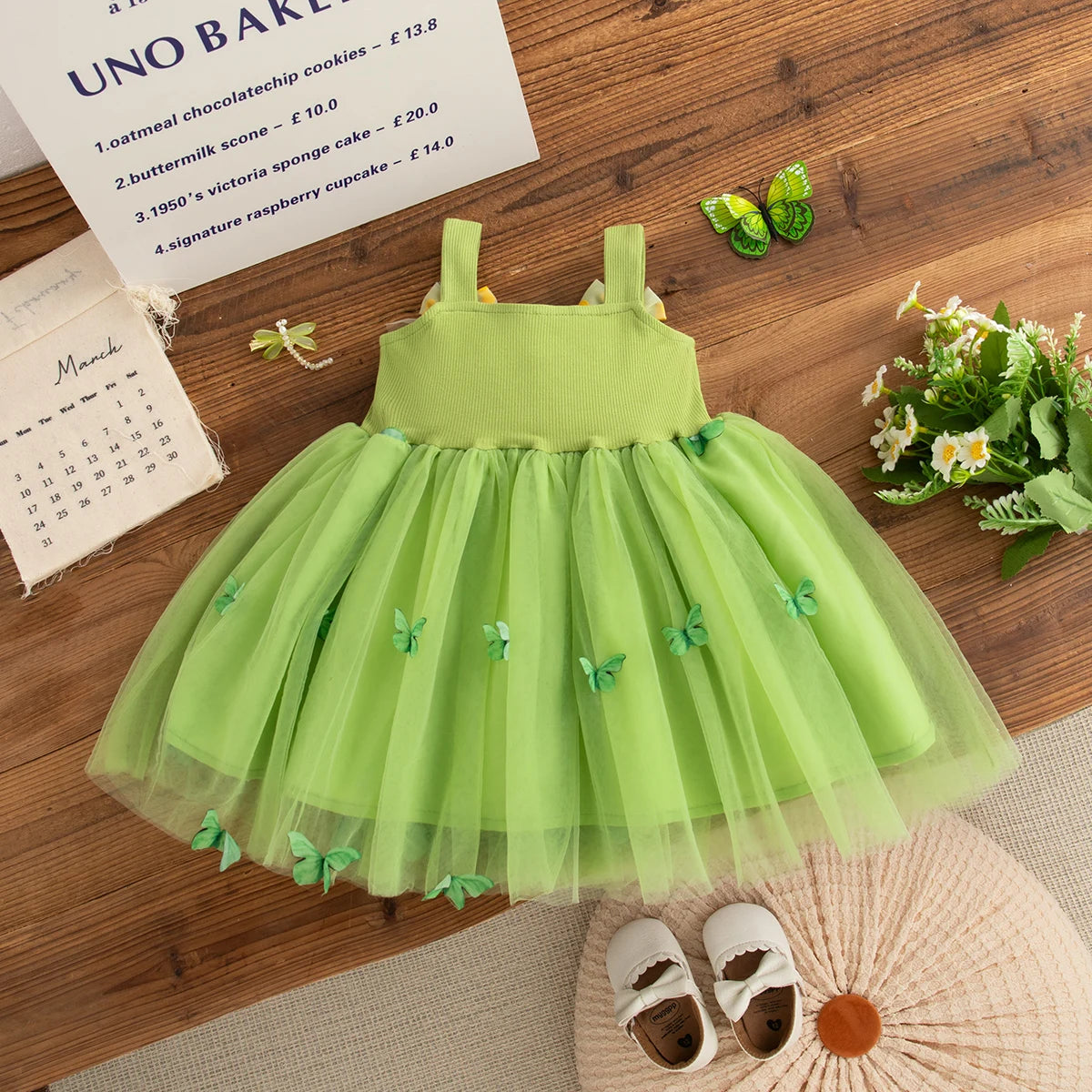 Summer New Baby Clothes Girl Floral Patterns And Bows Halter Puffy Girl Dress