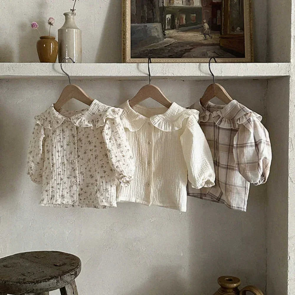 Sofía Spring Infant Baby Girls Sleeve Toddler Girls White Tops - GuGuTon baby store - Baby Fashion - Toddlers Outfits - Babies Outfits - Toddler Clothes - Kids Clothing - Newborn Clothes - Newborn Wear - Kids Wear - Trending Clothes - Trending Outfits - Fall Fashion - Winter Fashion - Girls Clothes - Boys Clothes - Babies Wear - Kids Accessories - KidsWear - Summer Clothes - Summer Fashion - Summer Trend - Falls Sweaters - Tops - Bottom - Jeans - Blouse - Dresses - Newborn Dresses - Toys