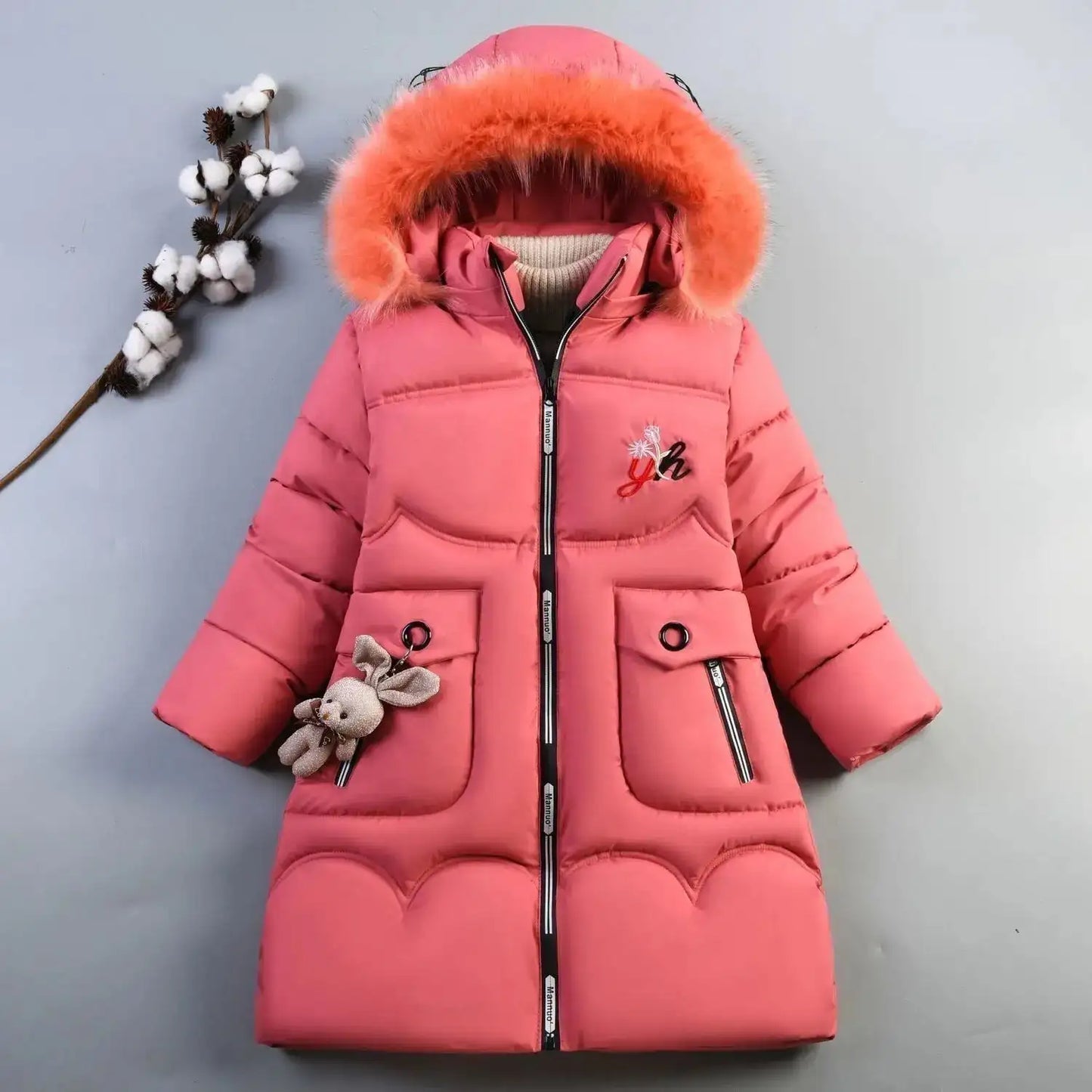 Selena Stylish Winter Hooded Jacket for Girls