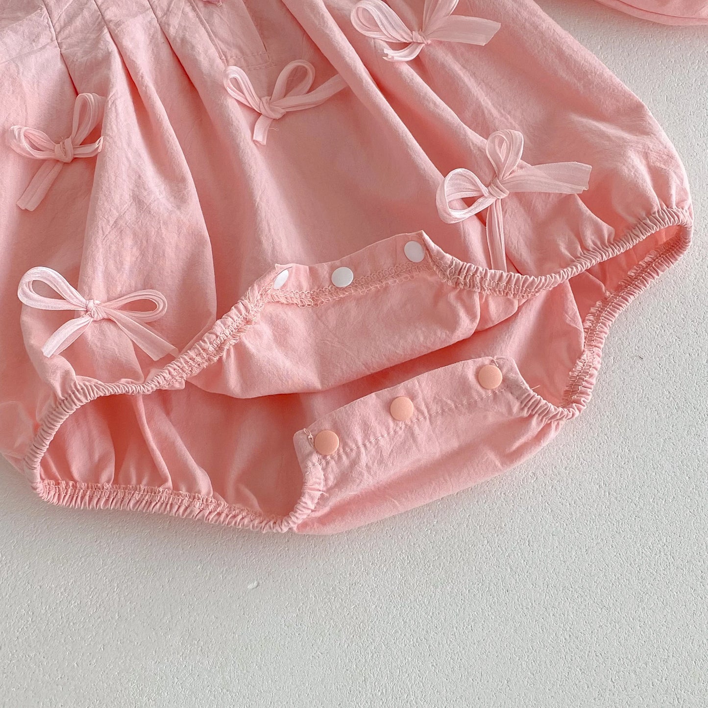 Pink Ribbon Romper