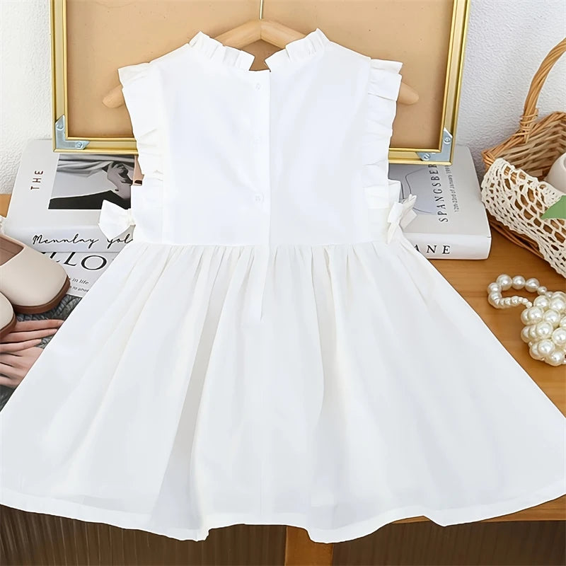Ely Baby Girl Cotton Summer Dress - Embroidered Clothing