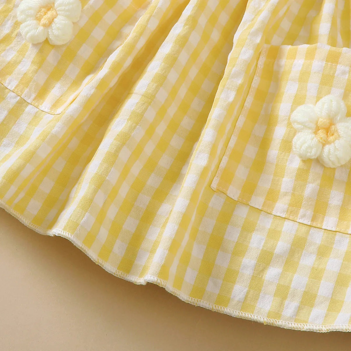 Baby Girl's Long Sleeved Dress Sweet Flower Decorated Princess Dress Baby  Autumn Costume Soft Dress for Toddlers 0-3 Years