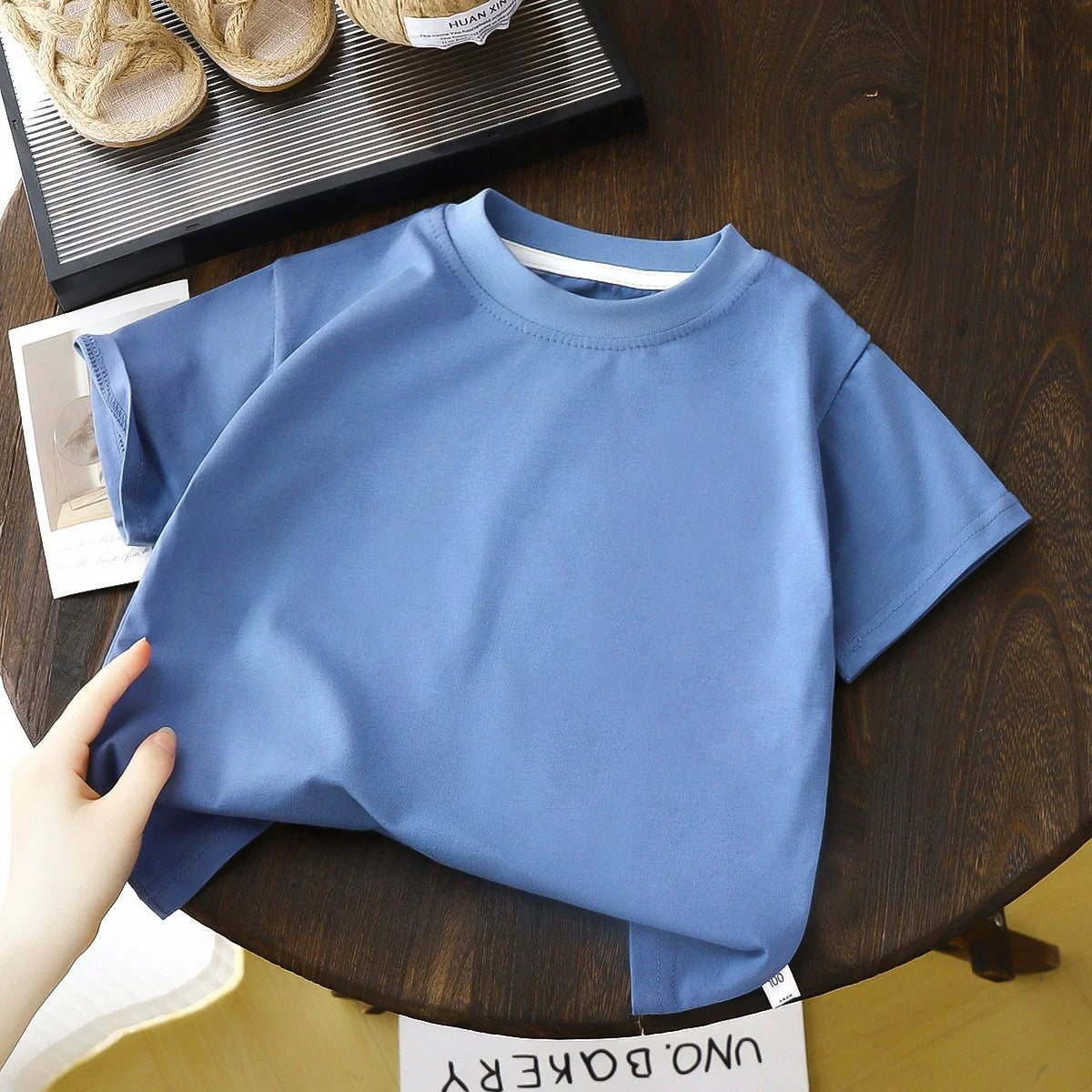 Otilio Children's Cotton Short Sleeve Tees - GuGuTon baby store - Baby Fashion - Toddlers Outfits - Babies Outfits - Toddler Clothes - Kids Clothing - Newborn Clothes - Newborn Wear - Kids Wear - Trending Clothes - Trending Outfits - Fall Fashion - Winter Fashion - Girls Clothes - Boys Clothes - Babies Wear - Kids Accessories - KidsWear - Summer Clothes - Summer Fashion - Summer Trend - Falls Sweaters - Tops - Bottom - Jeans - Blouse - Dresses - Newborn Dresses - Toys