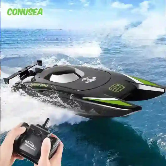 30KM/H RC Boat - Dual Motor Waterproof with Remote Control