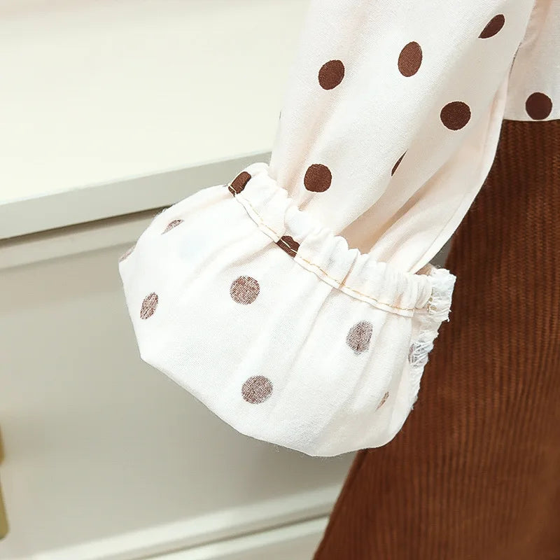 Girls Autumn Dress New Style Baby Girl Dress Stylish Children's Princess Dress Bear Baby Clothes