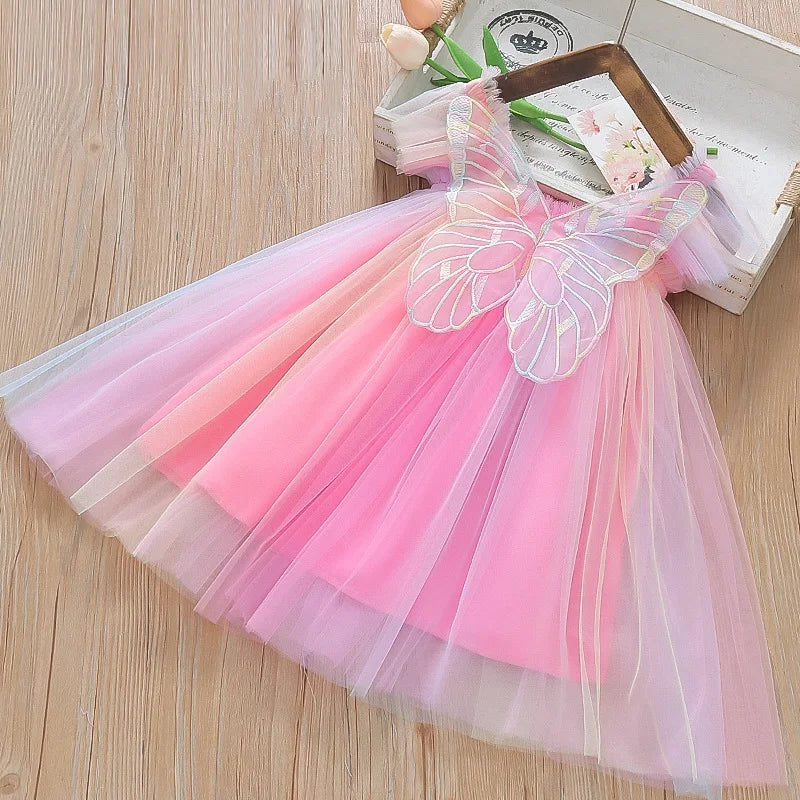 Eva Baby Girls Fly Sleeve Dress for 1 to 5 Years