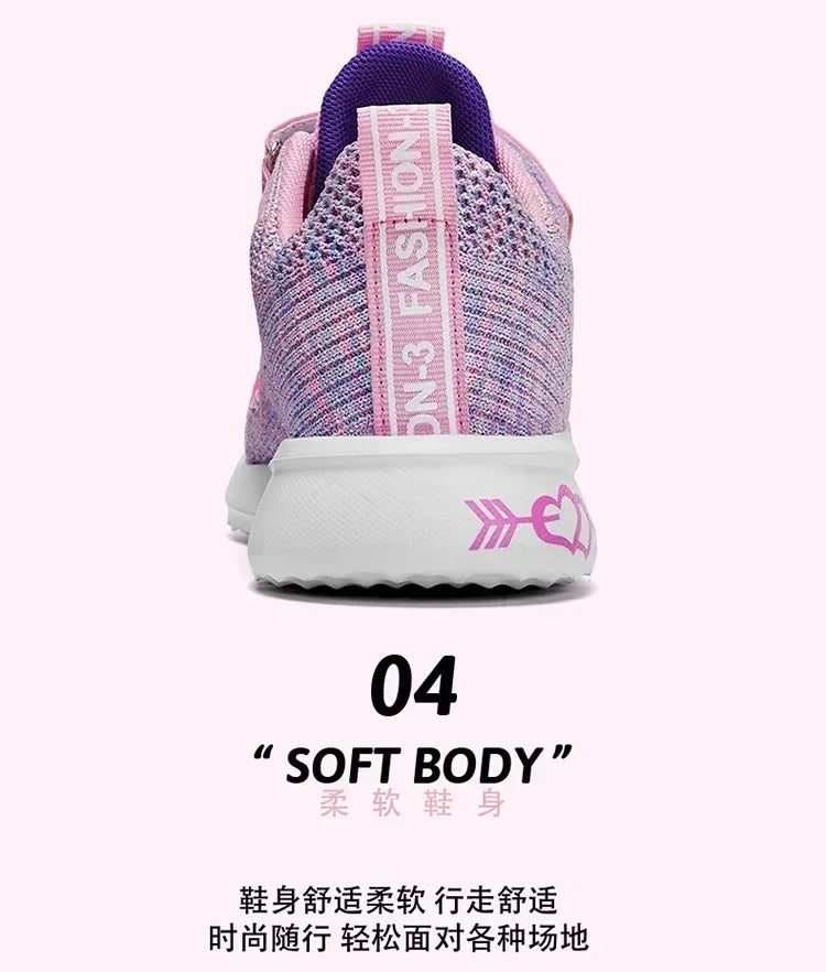 Girls Sneakers Kids Summer Light Mesh Casual Shoes Children Autumn Breathable Tenis