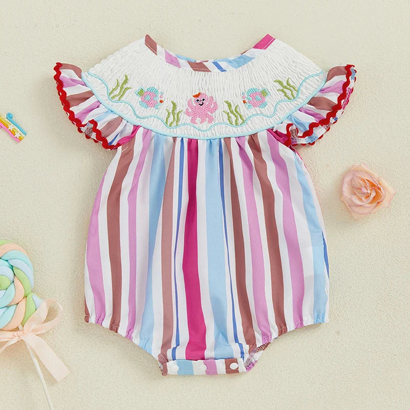 Stripe Summer Day Romper