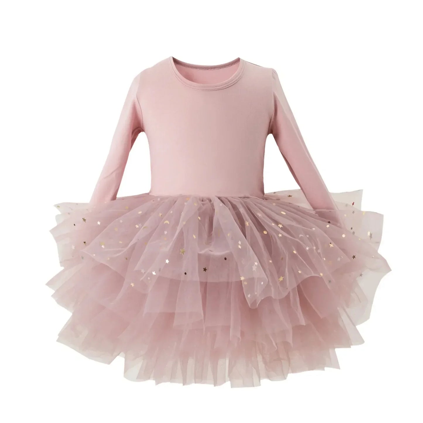 Baby Girl Princess Tutu Dress Long Sleeve Infant Toddler  Ballet Dress