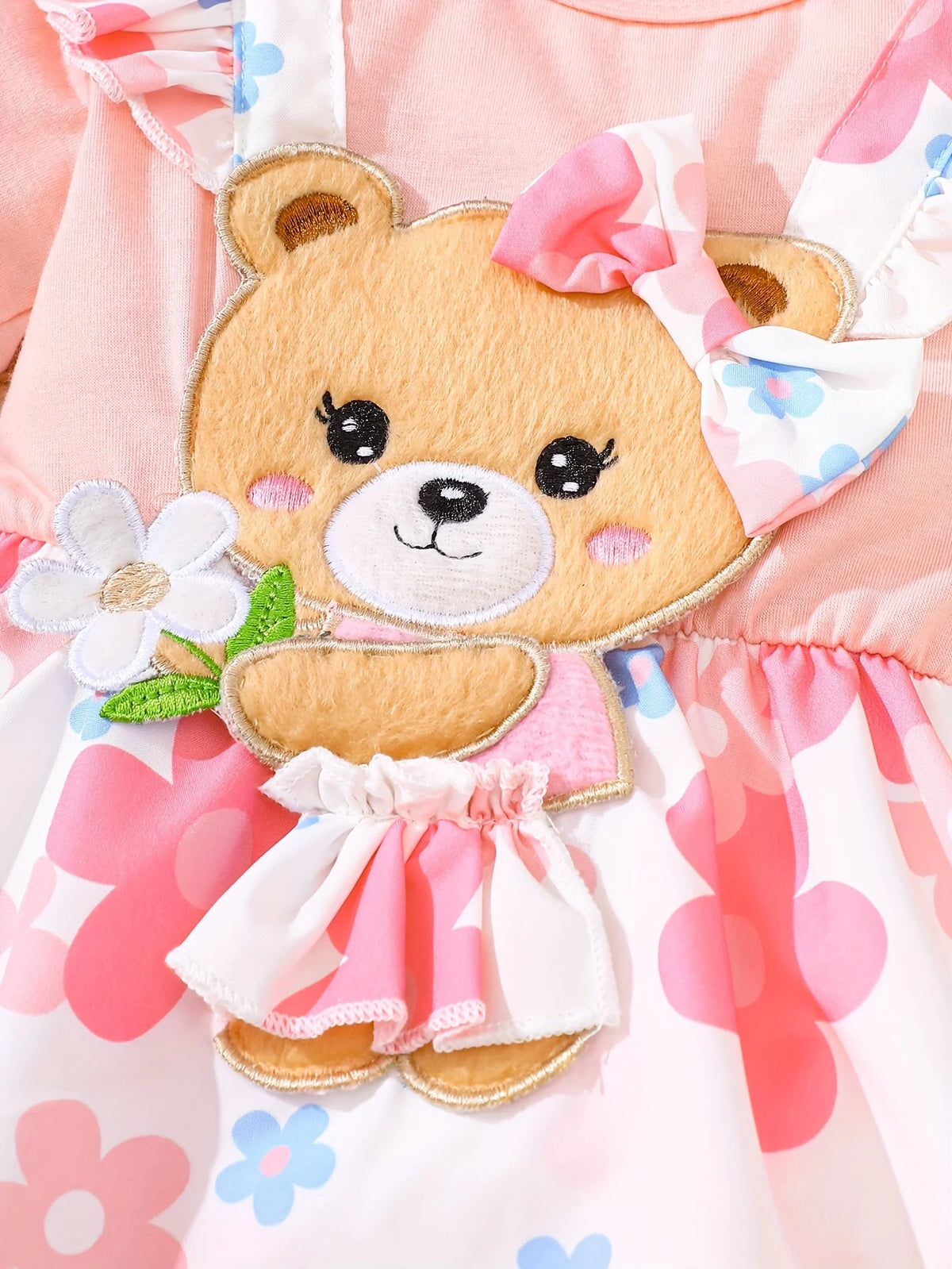 Two-Piece Set of Baby Girl Casual Dresses for Spring and Summer