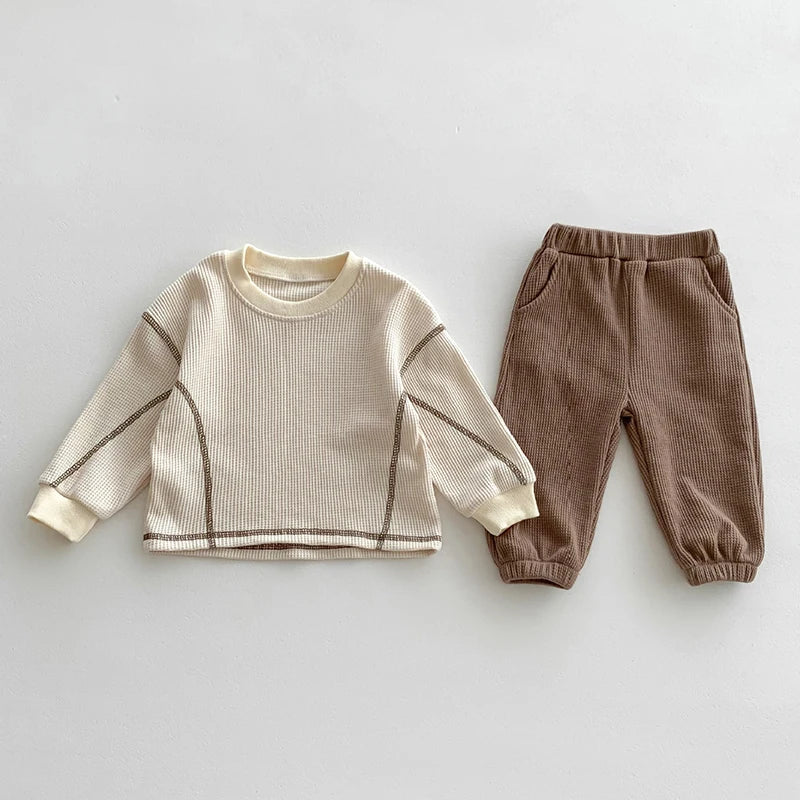 Amari Waffle Casual Sporty Set