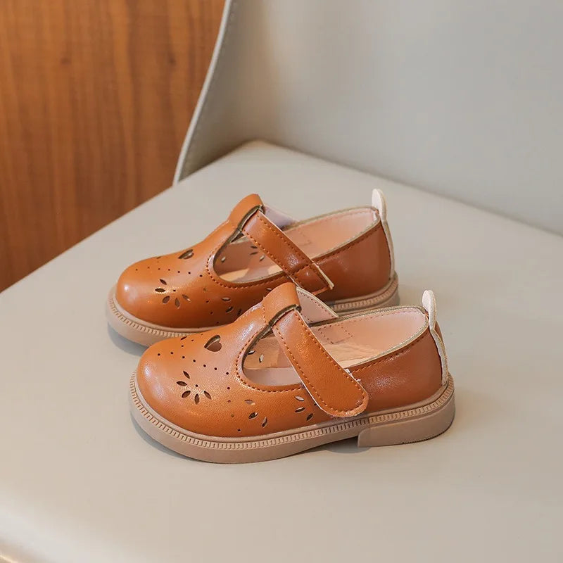 Summer Girls Love Shoes Breathable Suitable for School Footwear Autumn Flats