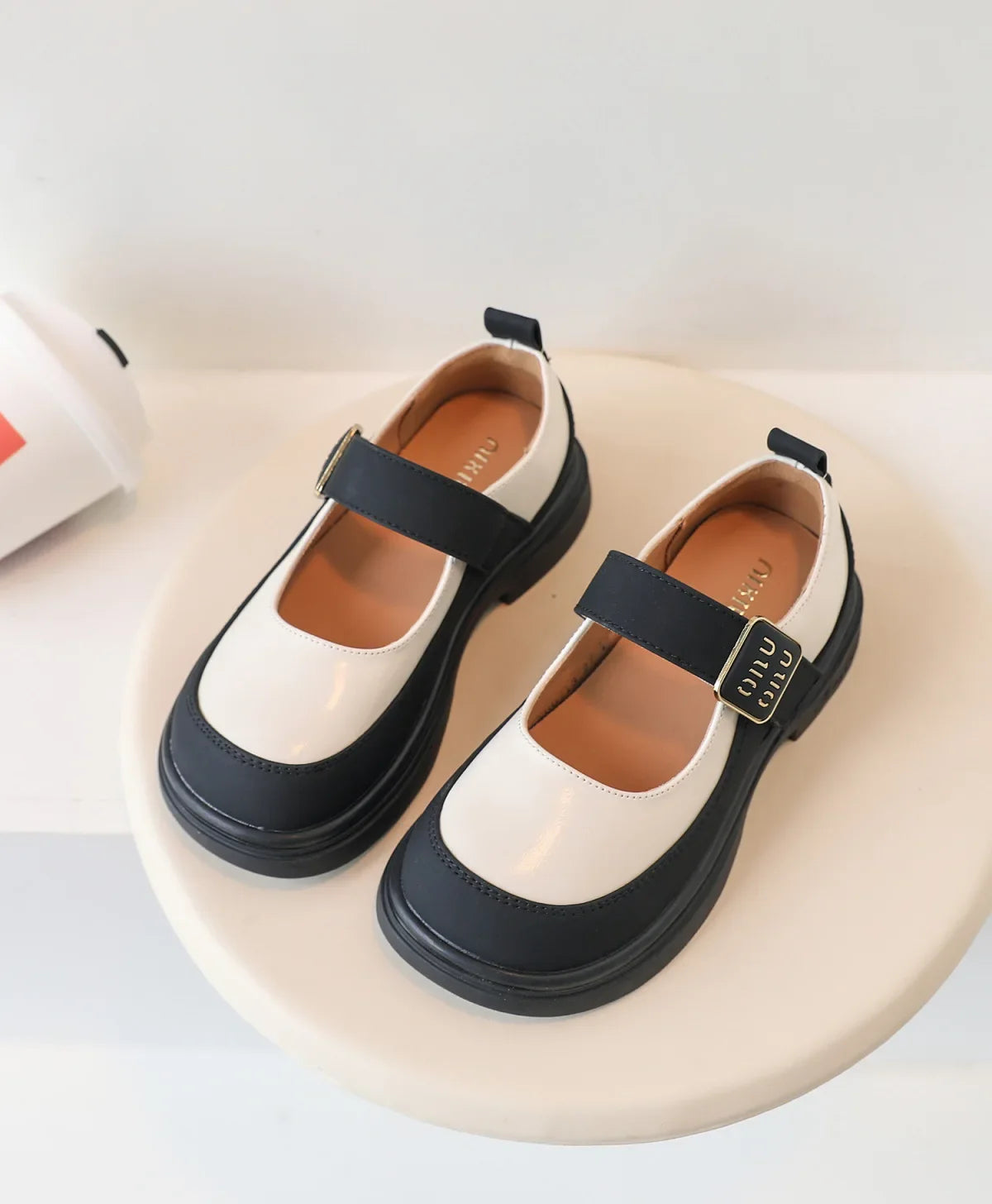 Girls Leather Shoes for School Party Wedding Fashion Elegant Children Mary Janes Pu Leather Loafers Princess Kids Moccasins