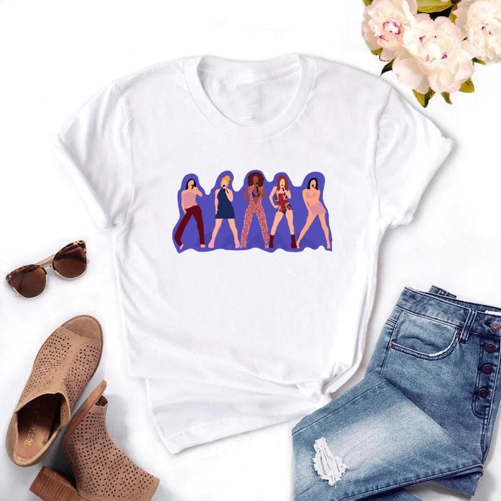 Emma Cartoon Hip Hop Loose Casual Short Sleeve T-Shirt - GuGuTon baby store - Baby Fashion - Toddlers Outfits - Babies Outfits - Toddler Clothes - Kids Clothing - Newborn Clothes - Newborn Wear - Kids Wear - Trending Clothes - Trending Outfits - Fall Fashion - Winter Fashion - Girls Clothes - Boys Clothes - Babies Wear - Kids Accessories - KidsWear - Summer Clothes - Summer Fashion - Summer Trend - Falls Sweaters - Tops - Bottom - Jeans - Blouse - Dresses - Newborn Dresses - Toys