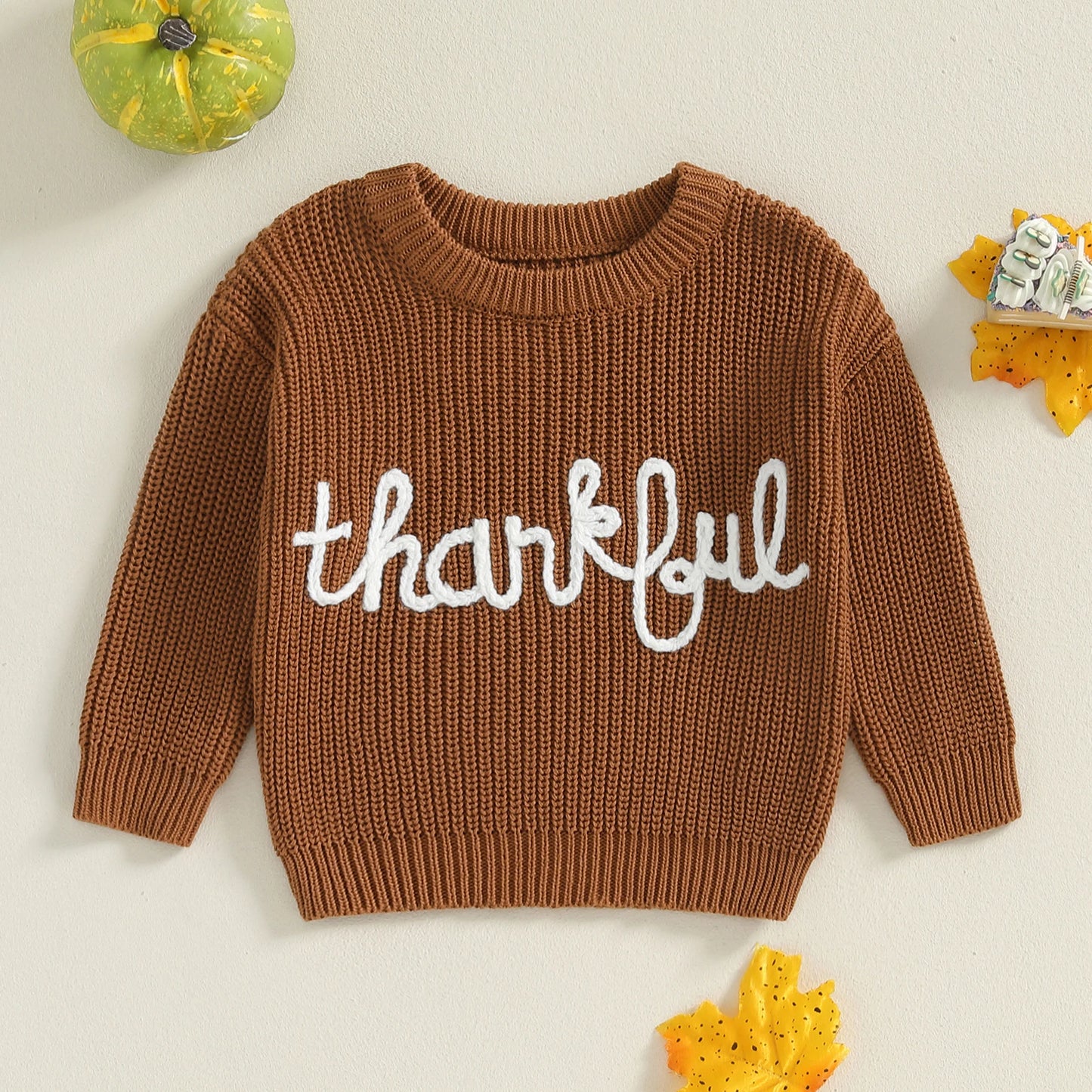 Violetta Thanksgiving Knit Long Sleeve Sweater
