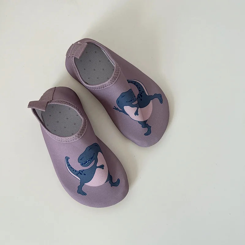 New Baby Boy Girl Beach Shoes KS Children Print Water Sports Sneakers Swimming Aqua Barefoot Shoes Kids Indoor Outdoor Slippers
