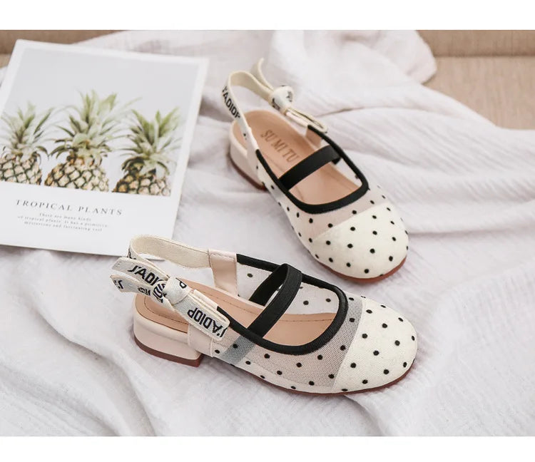 Kids Girls Leather Shoes Cute Children Students Girls Performance Shoes Beautiful Kids Students Soft Bottom Dance Footwear