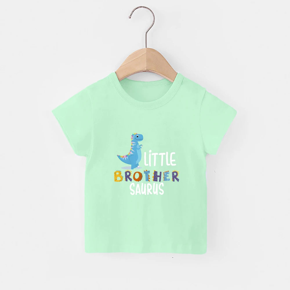 Saul Big Brother Little Brother Dinosaur Tees - GuGuTon baby store - Baby Fashion - Toddlers Outfits - Babies Outfits - Toddler Clothes - Kids Clothing - Newborn Clothes - Newborn Wear - Kids Wear - Trending Clothes - Trending Outfits - Fall Fashion - Winter Fashion - Girls Clothes - Boys Clothes - Babies Wear - Kids Accessories - KidsWear - Summer Clothes - Summer Fashion - Summer Trend - Falls Sweaters - Tops - Bottom - Jeans - Blouse - Dresses - Newborn Dresses - Toys