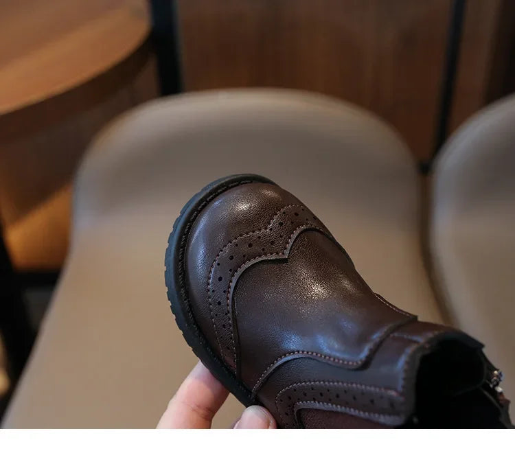 Versatile Baby Girl Boot Must-have Outdoor Lounging for Spring Autumn Clssic Princess Chelsea Short Boots Shoes